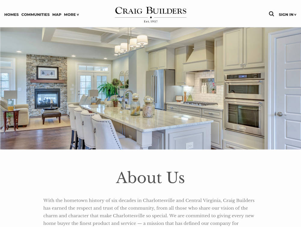 Craig Builders About Page